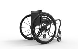 Chăm sóc sức khỏe cung cấp khiêu vũ xe lăn thể thao chuyên nghiệp bánh xe Ghế Trọng lượng tịnh của nhãn hiệu sợi carbon 9.9kg 24 inch 4 inch phanh tay - Product Image 5