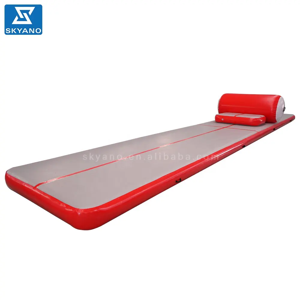 12X2X0.2M Air Track Opblaasbare Gym Tumble Track Mat/Water Float Floor Air Land