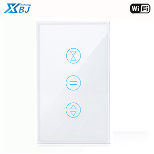 US Standard Tuya Intelligent Curtain <strong>Switch</strong>, Intelligent <strong>Touch</strong> <strong>Switch</strong> <strong>Digital</strong> Control Curtain Smart <strong>Switch</strong> for Alexa Google Home