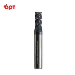 用于金属高效高精度数控工具的OPT耐用通用平底铣刀4槽硬质合金立铣刀 - Product Image 1