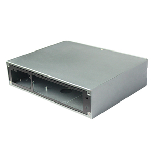 Mini-funda ITX PC ITX Compatible en negro con ranura de expansión para la caja de la computadora de escritorio de oficina