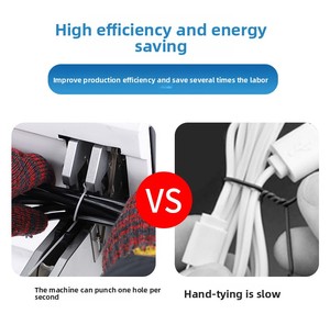 เครื่องม้วน ปอก ผูกสายไฟอัตโนมัติเต็มรูปแบบ สำหรับสายเคเบิลข้อมูลเครือข่าย สายไฟ สาย USB แบบม้วน แบบมัดเป็นช่อ แบบมัดหลอด แบบมัดลวด แบบมัดเส้นลวด 220V - Product Image 4