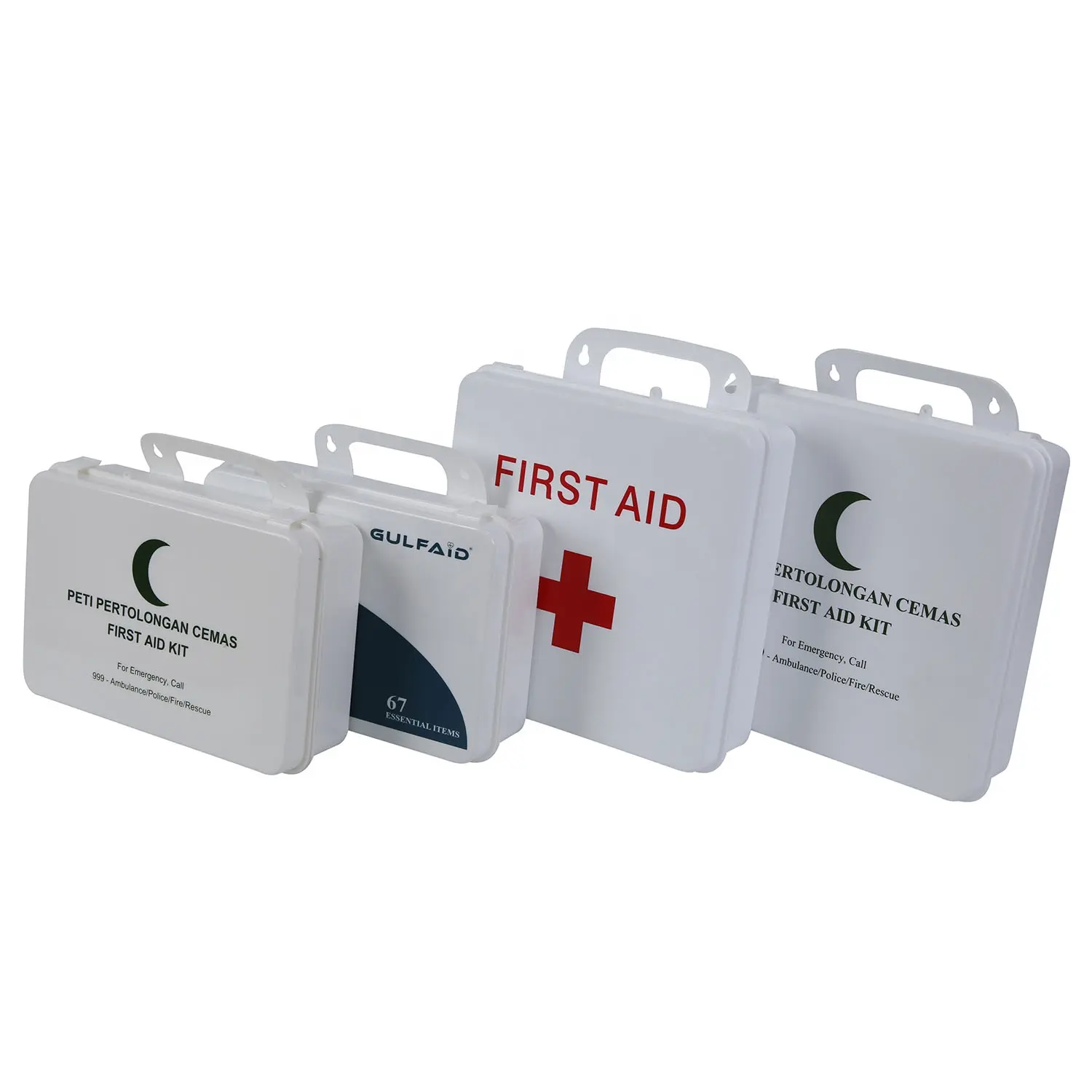 Boîte à trousse de premiers soins PP avec poignée boîte à outils de survie d'urgence boîte à outils conteneur de stockage