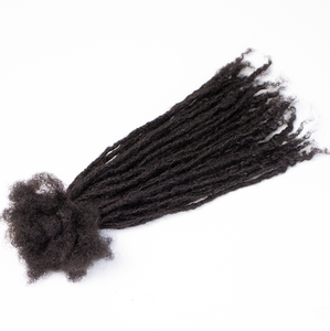 [HOHODREADS] kilitli Dreadlocks 0.2cm mikro Dreadlocks uzatma erkekler ve kadınlar için % 100% insan saçı Permant el yapımı Locs - Product Image 2