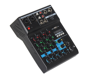 4 kanal KTV amplifikatör dijital karıştırıcılar kablosuz mikrofon All-in-one makinesi Blueteeth müzik Dj denetleyici/ses konsolu mikser - Product Image 6