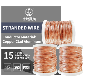 Factory Price 19/0.12mm 28/0.26mm 105/0.254mm CCS CCA TCCS <strong>Stranded</strong> Wire for Various Communication Cables and Energized Cables - Product Image 1