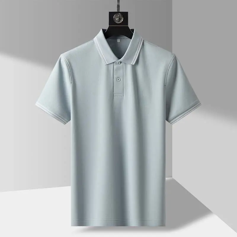 Polos de piqué de algodón de primera calidad 100 algodón para una comodidad transpirable personalizable fácilmente disponible para camisas de manga corta para hombres