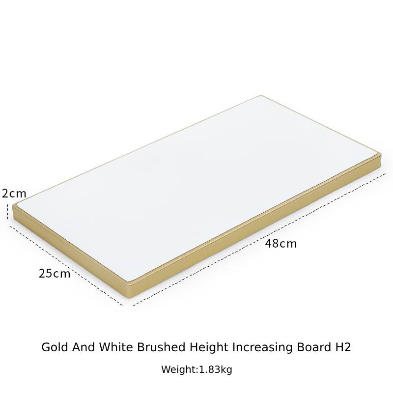 Gold White Brushed Height Increasing Board H2