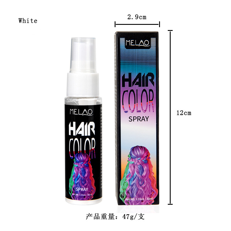 30ml grandpa white disposable hair dye spray