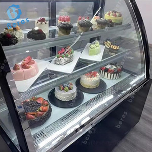 Bánh thủy tinh bánh mì Pastry hiển thị tủ lạnh thương mại bánh sandwich tráng miệng Sushi bánh trung thu trưng bày tủ lạnh - Product Image 6