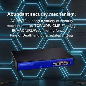 5 gigabit porta KuWFi wifi gateway per laptop 80 utenti gestione remoto ap WLAN Controller gateway aziendale - Product Image 3