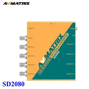 AVMATRIX SD1141 SD1191 SD2080 SD1151-12G Distribution Amplifier <strong>Splitter</strong> Converter Video Switcher for Audio Video - Product Image 6