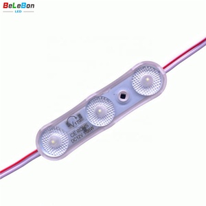 3 โมดูล LED สําหรับป้าย DC 12V 175 องศา 6500K สีขาว 1.08W กันน้ําสําหรับป้ายโฆษณา - Product Image 1