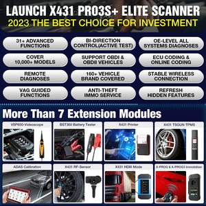Lancio 2025 X431 PAD V ECU Scanner per macchine diagnostiche per strumenti di codifica e programmazione Online con aggiornamento Obd2 di 2 anni