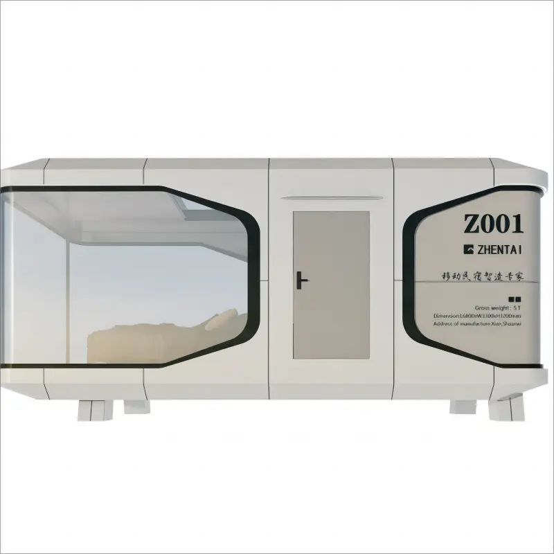 Casa prefabricada Z01, cápsula espacial, cápsula de camping, casa modular prefabricada, contenedor de cabina de Apple, casa plegable pequeña casa de cápsulas