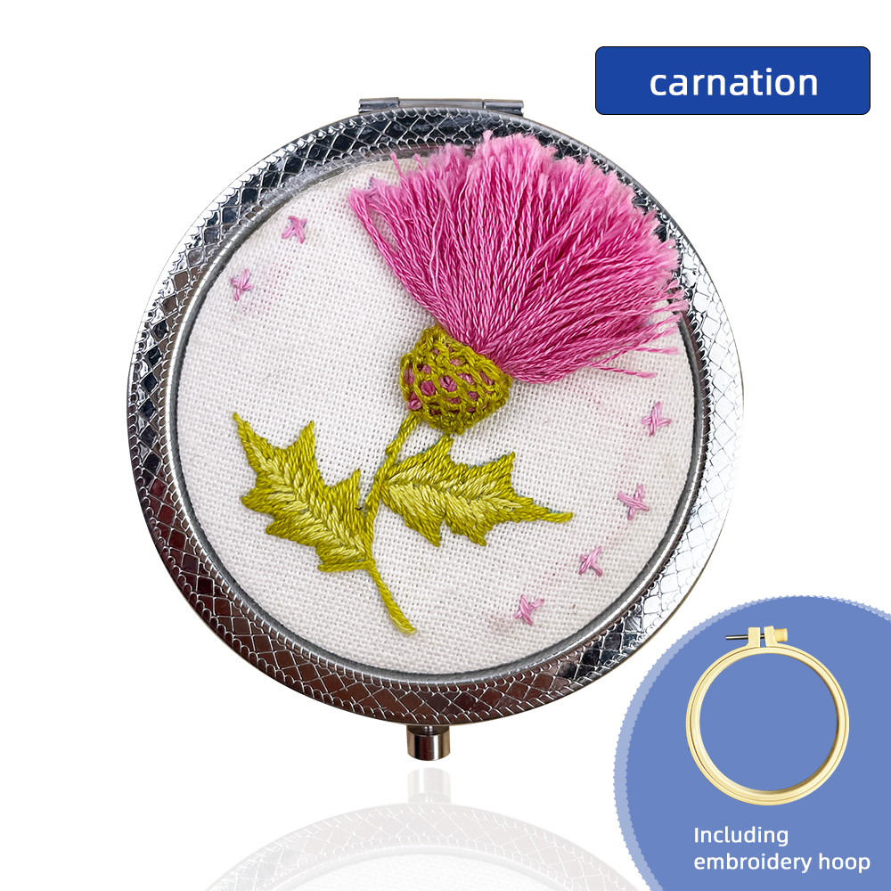 Carnation including hoop