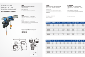 Cá Mập Thương Hiệu Châu Âu điện chuỗi Palăng Palăng Xích được sử dụng trong các ngành công nghiệp, nhà máy, và nhiều hơn nữa. - Product Image 5
