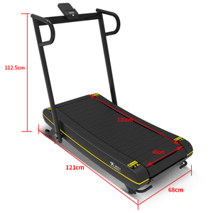 Home Curve Sport Laufband für Heim geschwindigkeit bis zu 22 km/h kostenlose Geschwindigkeit manuelle Laufband Fabrik - Product Image 4