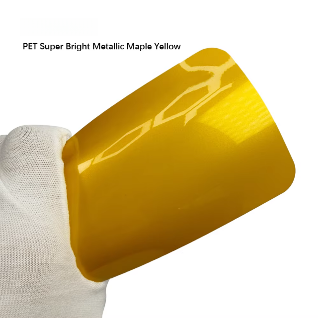 PET Super Bright Metallic Maple Yellow