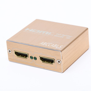 HDMI Splitter 1 Split 2 Switcher 4K Divisor de alta definición HDMI 1 Entrada 2 Salida Convertidor de video y audio