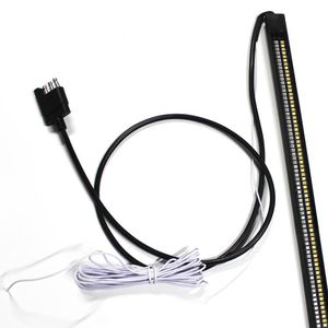 ไฟท้ายรถบรรทุกด้านหลัง,แถบไฟ LED 12V IP68ไฟท้ายรถ5ทาง Flex 2แถว2ปี2835