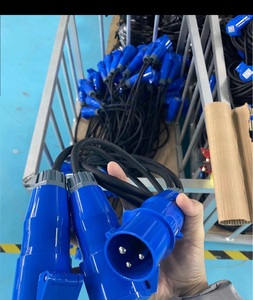 CEE <strong>Split</strong> Extension Cable <strong>Input</strong> with 16A/3pin CEE Type Plugs <strong>and</strong> <strong>Output</strong> 2way of 16A/3pin CEE Type Sockets Flexible Cable - Product Image 4