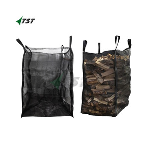 Ihre speezialisten Fur <span class=keywords><strong>asbest</strong></span> กระเป๋าตาข่ายฟืนถุงตาข่าย1000L สำหรับบรรจุฟืนผ้าทอที่ทนทานพร้อมห่วง - Product Image 1