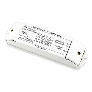 BC-331-CC 1 Channel Constant Current Maximum 2400mA <strong>Pwm</strong> 0-10v Push Dim <strong>Input</strong> <strong>Led</strong> Light Dimming Controller Dimmer 010v - Product Image 1