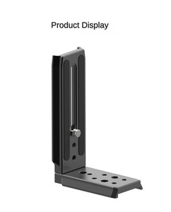 KAMPHO kamera L braketi dağı, alüminyum dikey yatay Tripod Quick Release plaka Canon Nikon Sony DJI için Ronin Zhiyun - Product Image 5