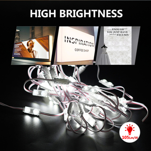 โมดูลไฟ LED ขนาดเล็กแรงดันไฟฟ้าต่ำ12V DC 0.72วัตต์2โมดูล LED สำหรับสัญญาณช่องตัวอักษร - Product Image 2