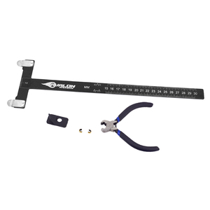 Juego de accesorios para arco recurvo de caza, con regla en T para descanso de flecha, hebilla de cadena de lazo, alicates, herramienta de Nock de bucle D - Product Image 1