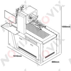 Novix Mới Nhất Duy Nhất Vượt Qua Máy In Trên Cạnh Cuốn Sách Một Vượt Qua Máy Dimpression De Livres Maquina impresora De Canticos De Libros - Product Image 2