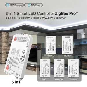 ZigBee Pro + RGBCCT RGBW RGB CCT диммер Светодиодный контроллер с питанием faliure памяти для внутреннего освещения stirp - Product Image 6