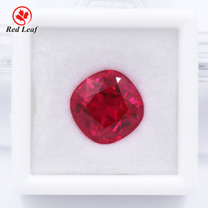 Redleaf takı yakut değerli taşlar Lab oluşturulan yakut satmak GRC sertifikası yastık kesim lab yetiştirilen kırmızı yakut karat fiyatı başına - Product Image 4