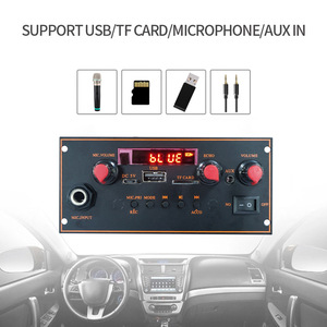 2x10W 3.7V đúng Stereo BT xe đẩy Stereo Bo mạch chủ MP3 giải mã bảng khuếch đại với chức năng micrô - Product Image 3