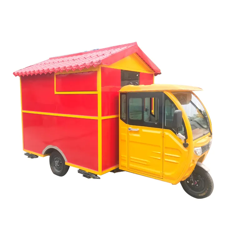Carro de lavado de coche móvil profesional, carrito expendedor de comida caliente y carrito de comida rápida
