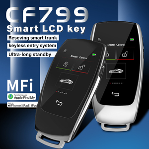AOXUTONG yeni anahtarsız modifiye dokunmatik uzaktan kumanda ekran araba lcd akıllı anahtar Mercedes Benz BMW Audi için başlangıç için - Product Image 4