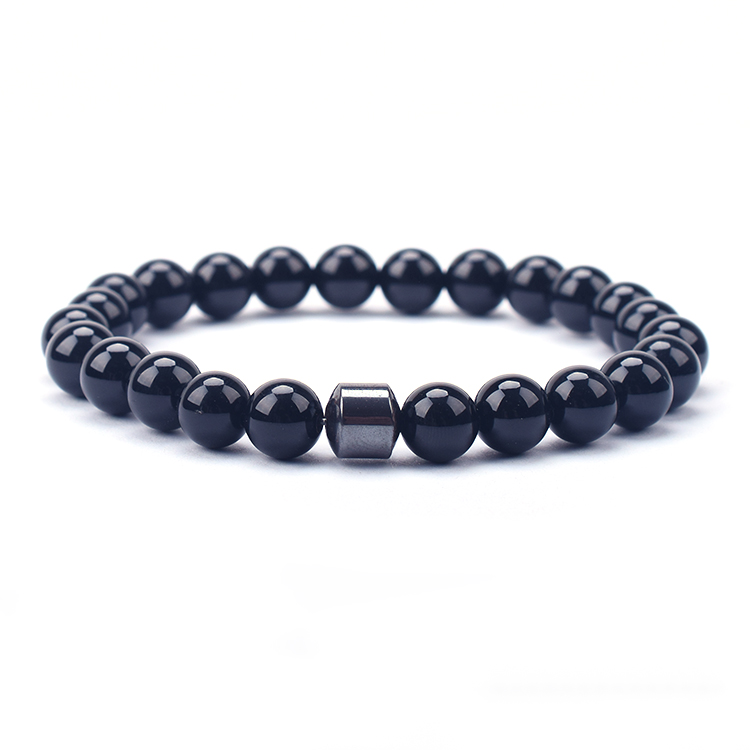 9-black stone bracelet