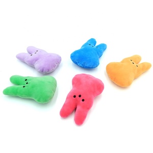 Cute Rabbit-Shaped <strong>Catnip</strong> Toy for Small Pets 5 Color Options for Molar <strong>Use</strong>