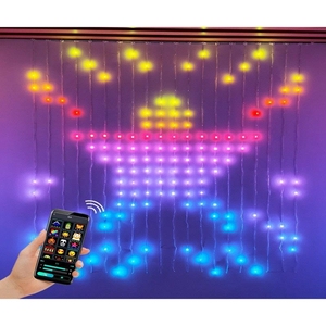 APPスマート屋内/屋外400LEDライトストリングクリスマス装飾DIYプログラミングホリデーライト1/2/3/3サイズ利用可能 - Product Image 1