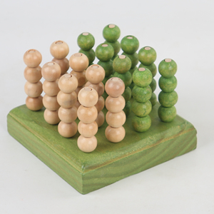 Four in a Row Wooden Strategy Game Connect Four Chess Educational <strong>Toy</strong> Thinking Game for Kids Adults - Product Image 3