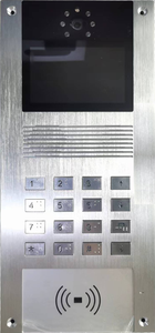 Teléfono de la puerta del sistema de intercomunicación visual IP del hogar inteligente 4G, con Tuya, utilizado para el vídeo del intercomunicador del edificio de apartamentos múltiples