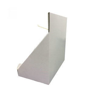 Customized Modern Style Foldable Cardboard Countertop <strong>Display</strong> <strong>with</strong> Peg <strong>Hook</strong> Corrugated <strong>Paper</strong> Tabletop <strong>Display</strong> - Product Image 2