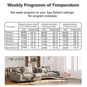 Controlador de temperatura del termostato inteligente WiFi Control de botón programable semanal/aplicación móvil/Control de voz Compatible con Alexa - Product Image 5
