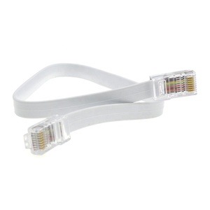 Kupfer grau Schwarz RJ45 8 P8C Telefonkabel Flaches Telekommunikation kabel - Product Image 1
