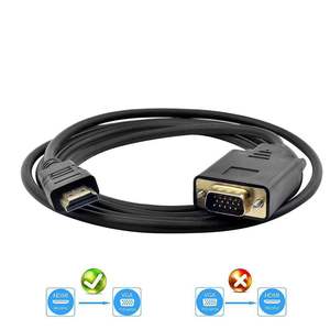 1.8m用于高清MI至VGA适配器电缆DP DVI电缆1080p纯铜PVC用于计算机显示器投影仪连接直接工厂 - Product Image 4