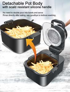 Digital air Fryer Oven <strong>Temperature</strong> <strong>Controls</strong> Broil Dehydrate More for Quick, Easy Meals Pressure Fryer Chicken Cooker <strong>Timer</strong> - Product Image 5