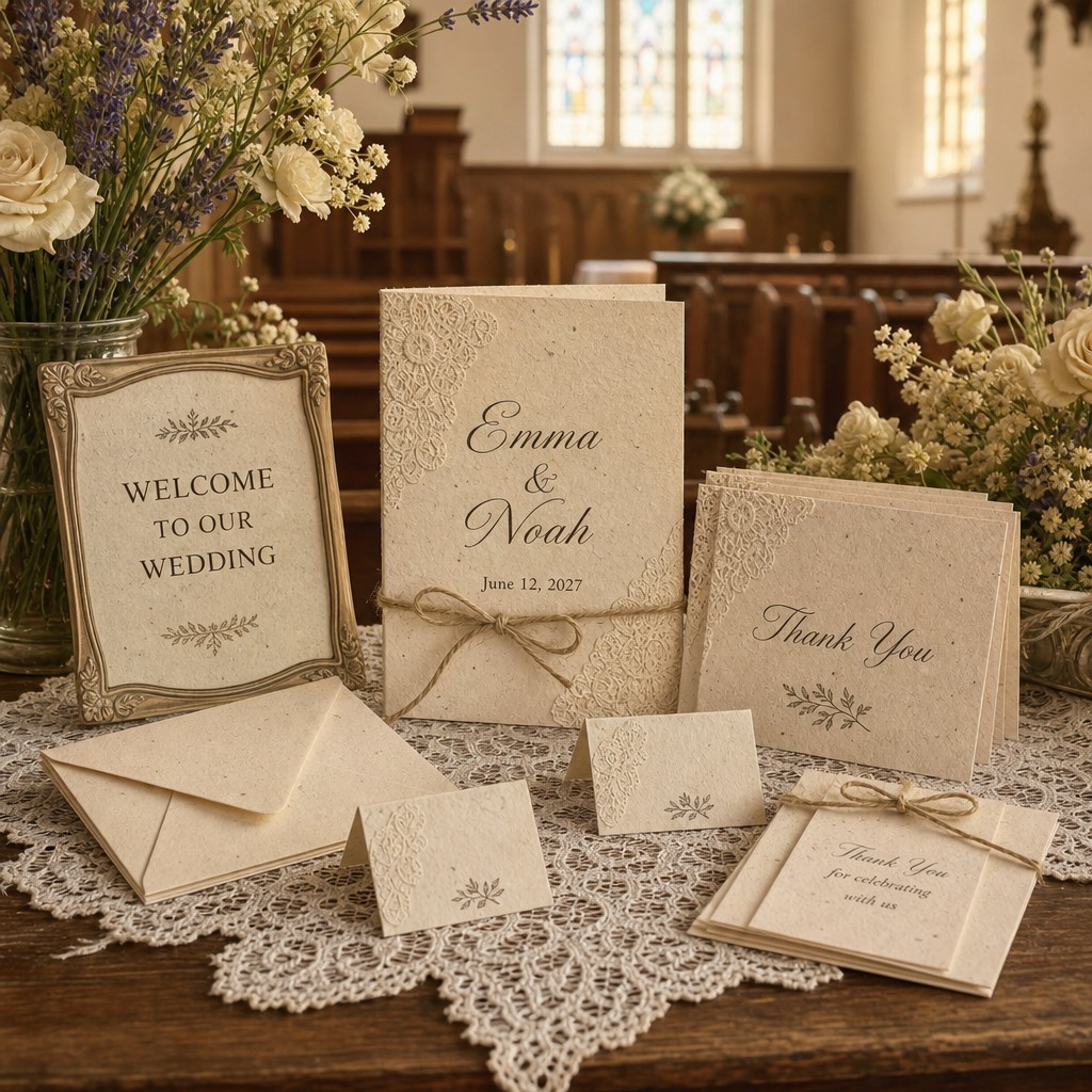 Kit de mariage d'église vintage