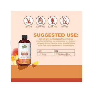 Supplément de vitamines liquides multivitamines à saveur personnalisée pour adultes 450ml sans sucre Promotion de la croissance et du développement des cheveux - Product Image 3