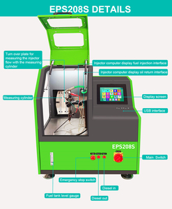 EPS208S Injektor tester Prüfstand BIP QR Codierung funktion